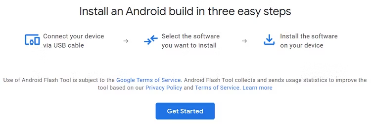 Install an Android build in three easy steps