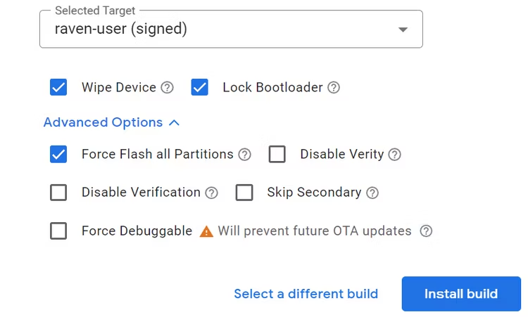 Install the Android 13 Beta with the Android Flash Tool