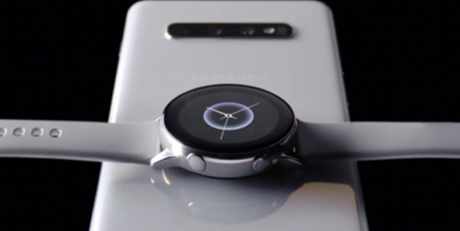Charge Samsung galaxy watch using wireless power charge