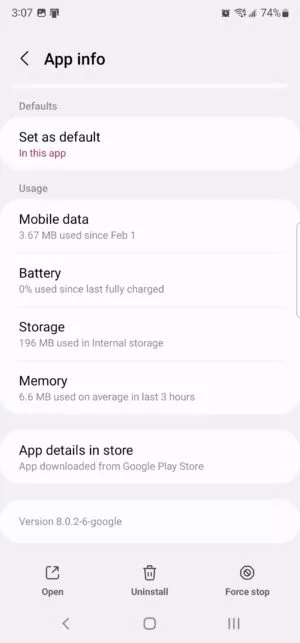clear app catch and data on a Samsung device