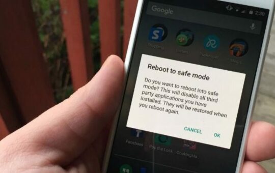 safe mode on android device