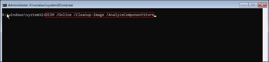 Analyze component store