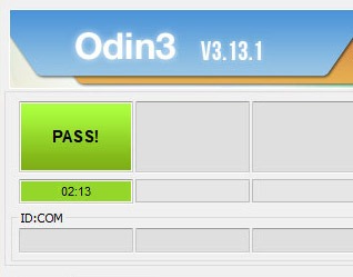 Odin PASS message. 