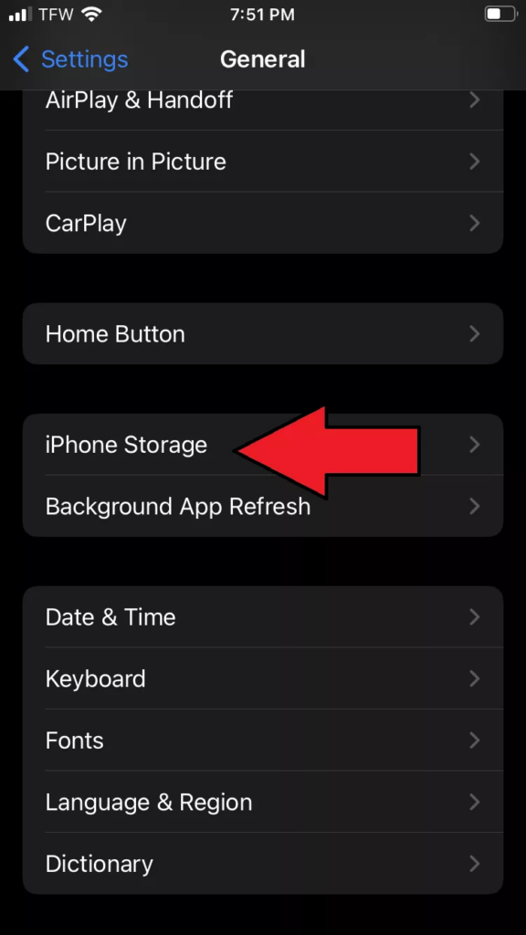 clear app cache on iPhone